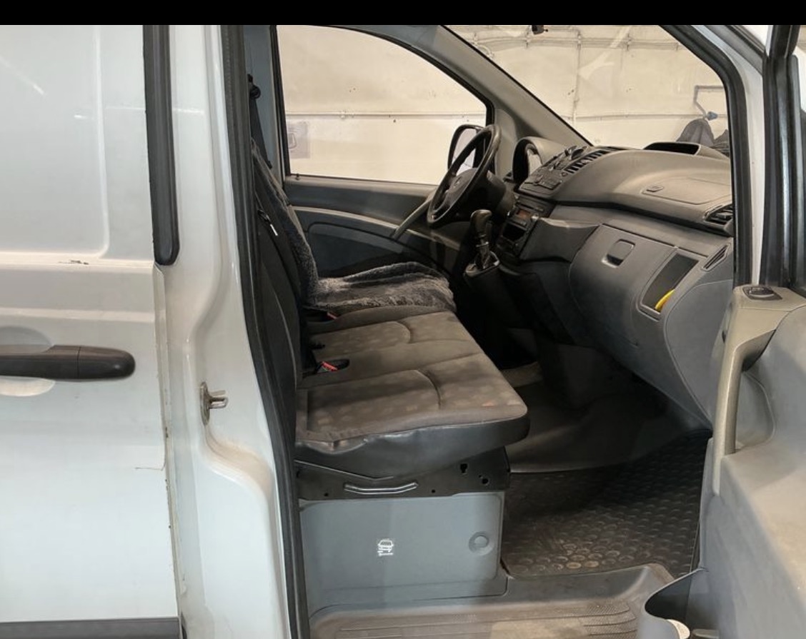Rental van interior