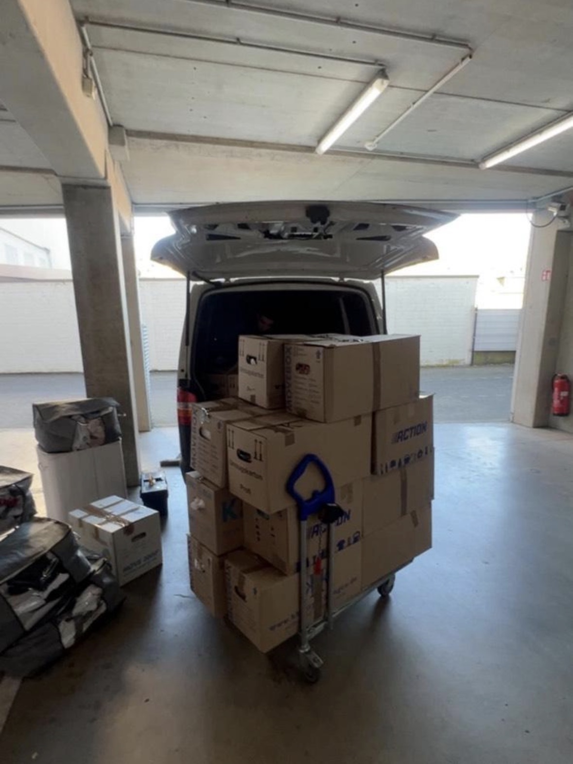 Umzugstransport mit Transporter